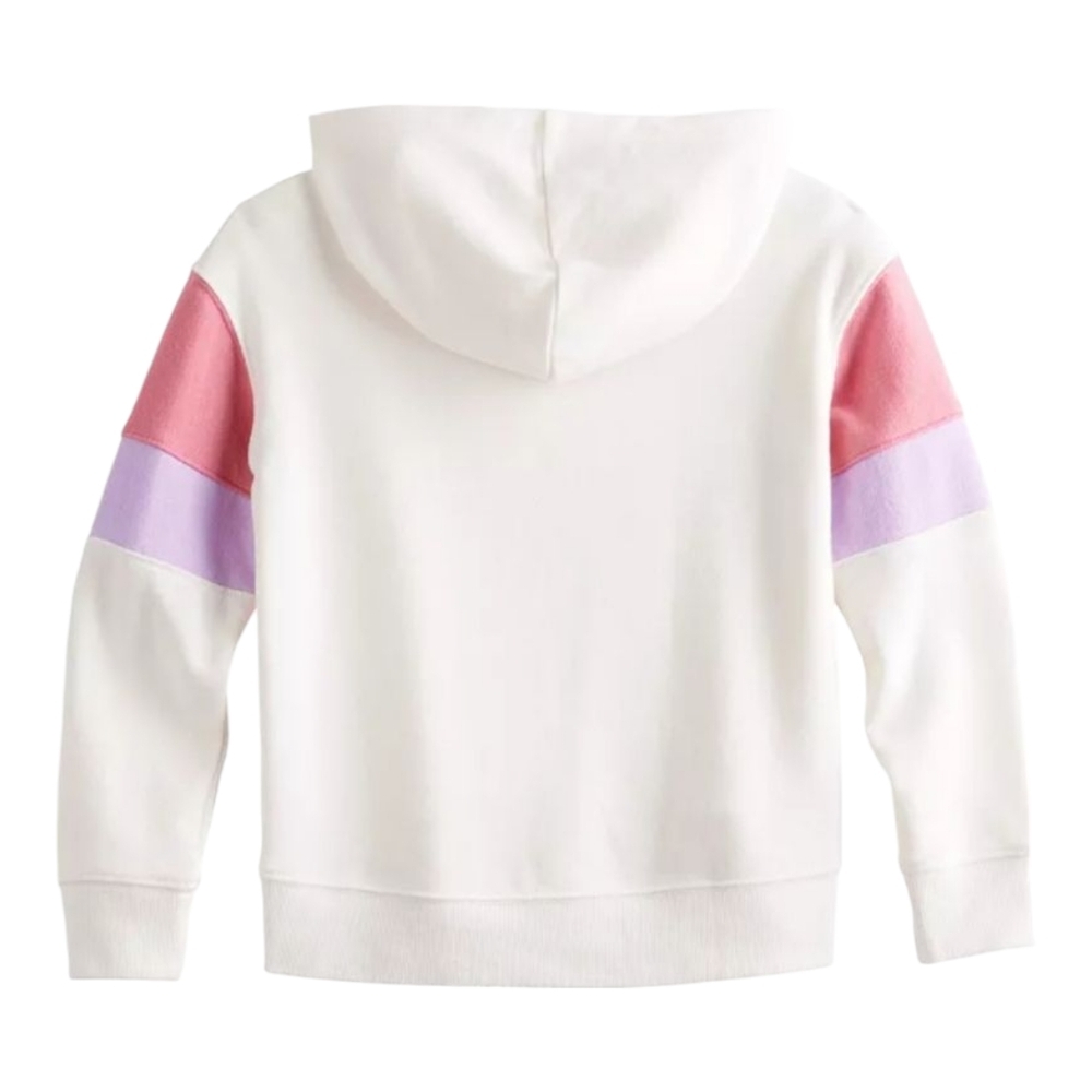 Disney Minnie Mouse Sporty Cheerleader Hoodie Sweater White NEW‎ Size 8 Medium - Picture 3 of 8